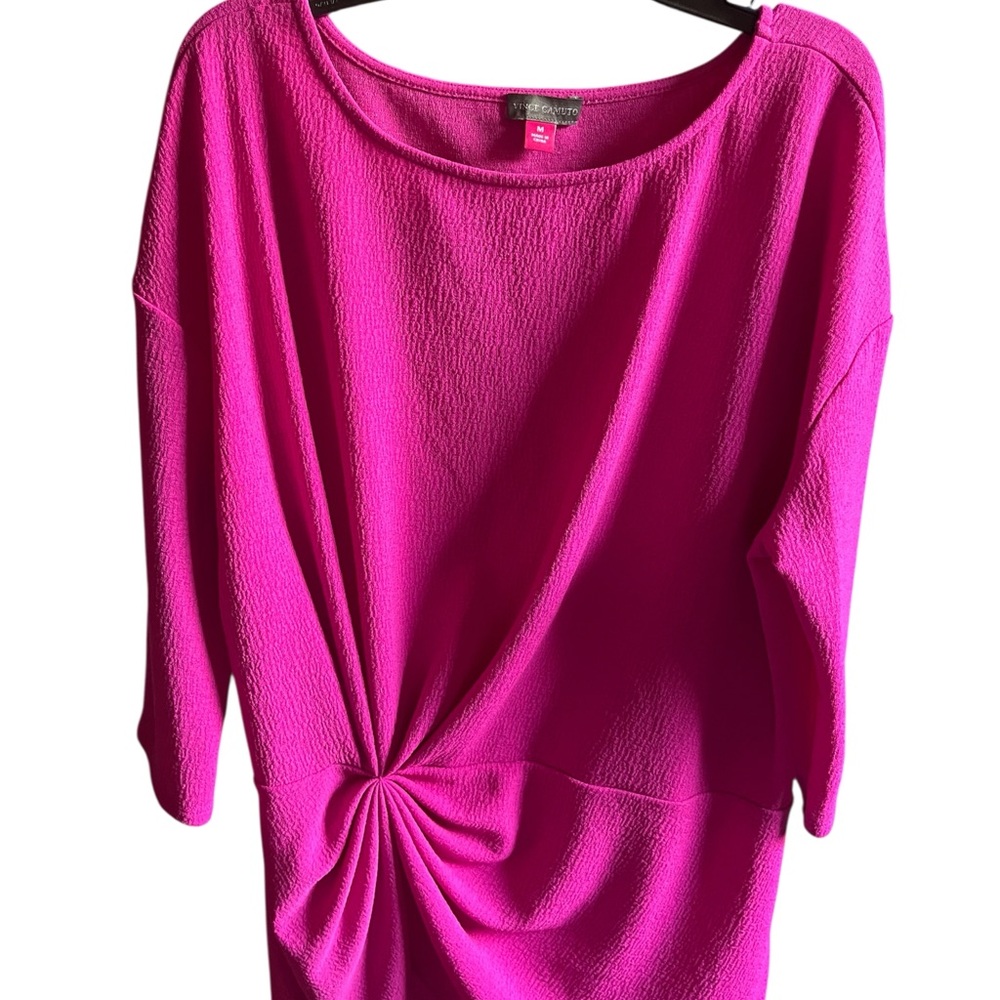 Vince Camuto Fuchsia Twist Blouse